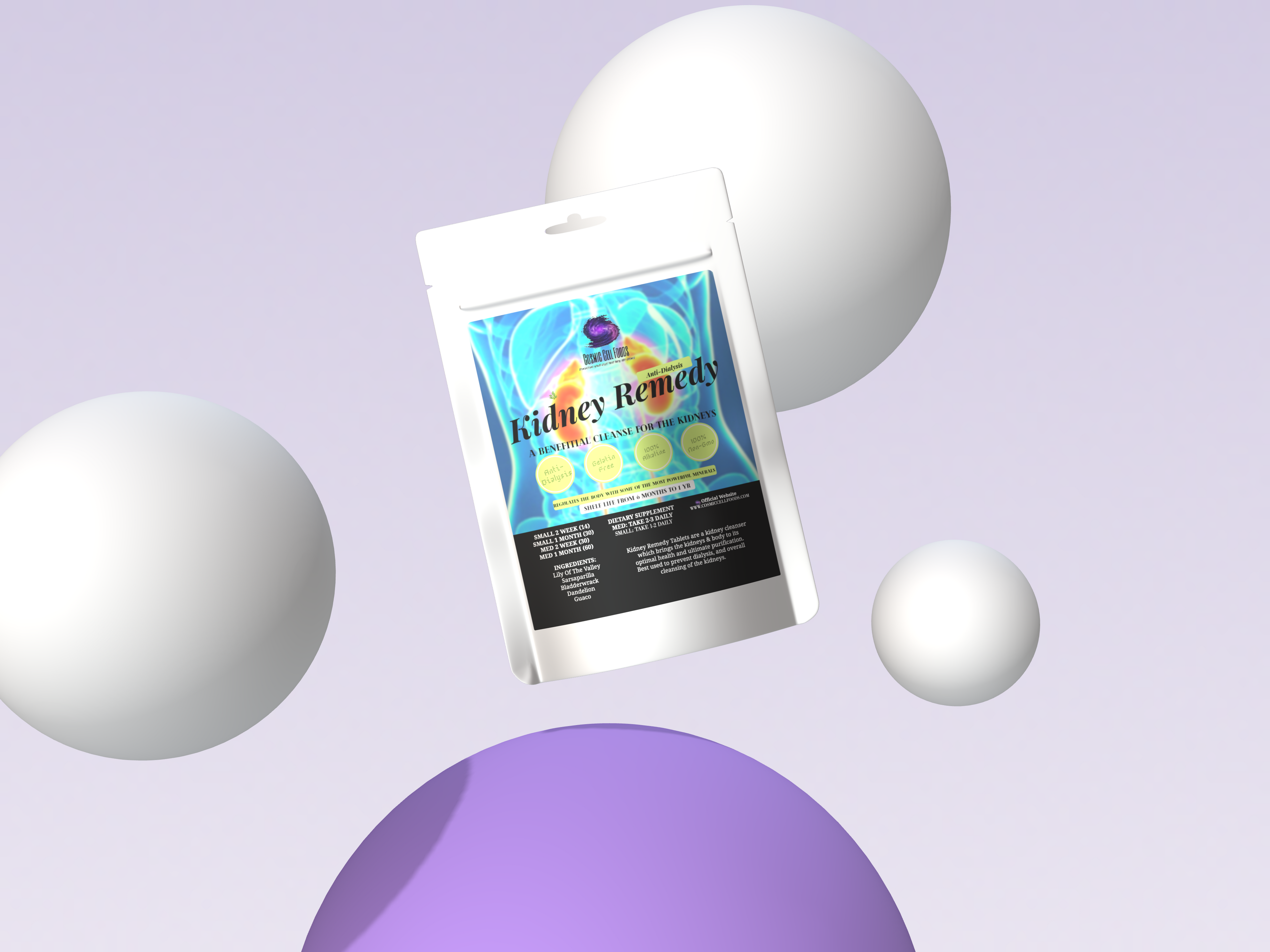 Kidney Remedy Herbal Therapy - Kidney Cleanse, Best For Dialysis